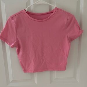 Target Pink Women's Crop Top